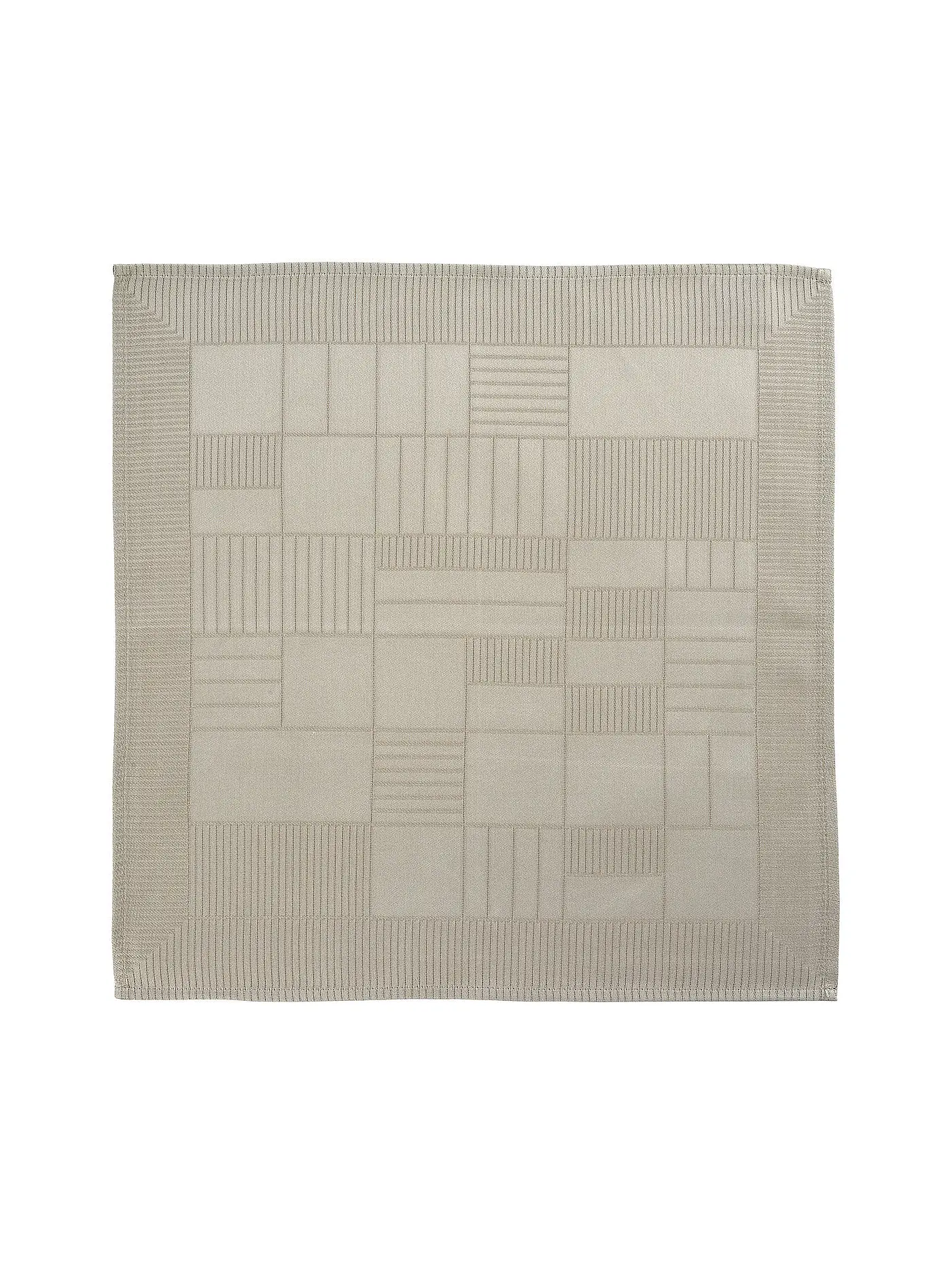 SANDER | Tischdecke Lexie Damast 145x190cm Ecru | camel